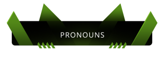 Pronouns Panel from Elite Panels Theme.