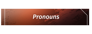 Pronouns Panel from Splatter Panels Theme.