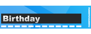 Birthday Panel from System Panels Theme.